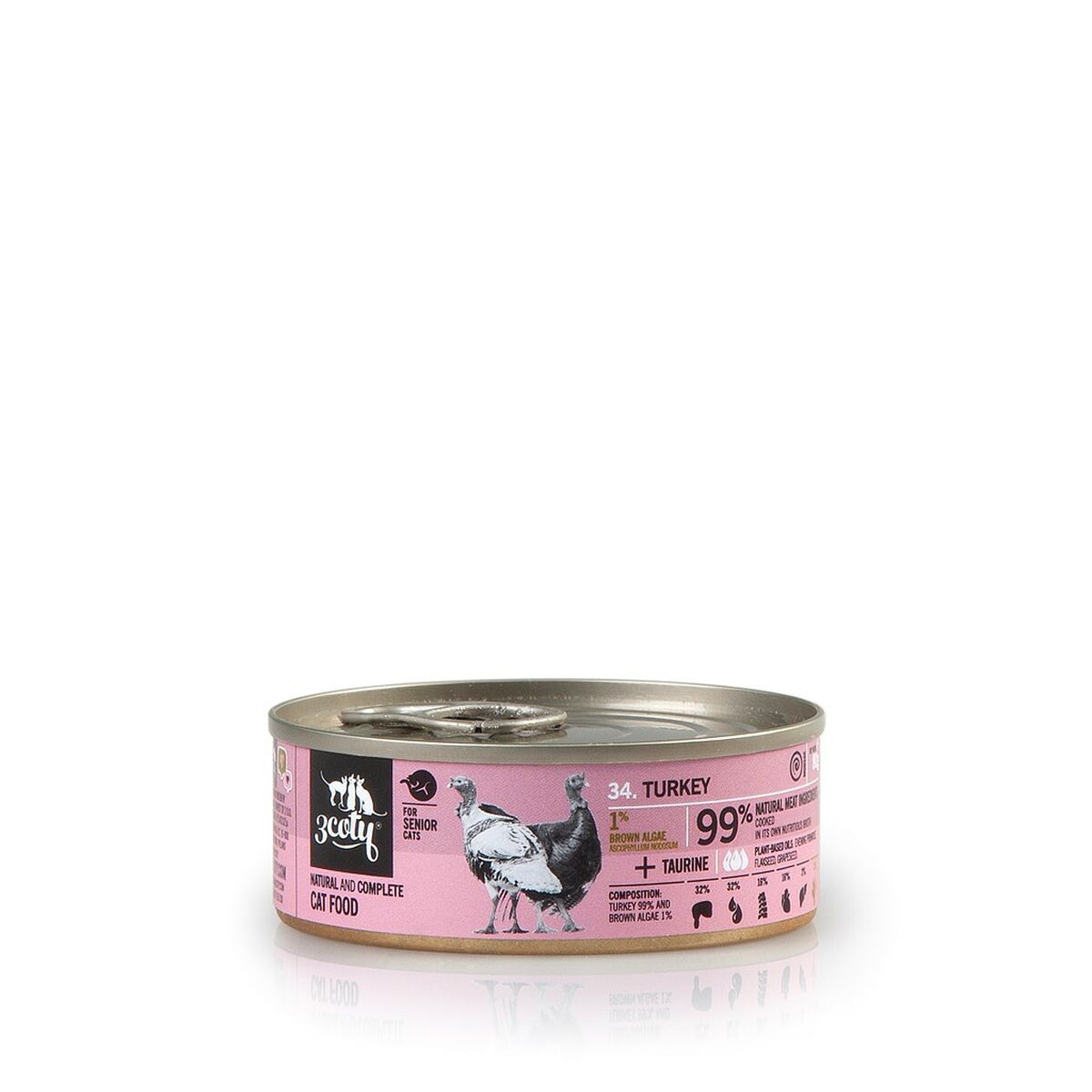 Cat food 3COTY Turkey 80 g-1